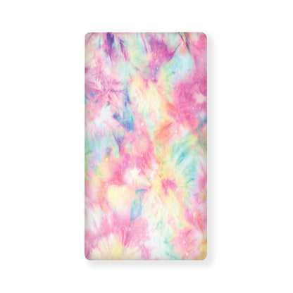 Pastel Tie Dye Print Baby Crib Sheet