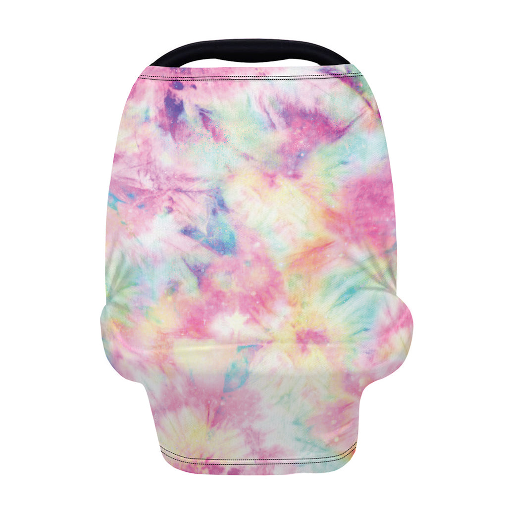 Pastel Tie Dye Print Baby Seat Cover