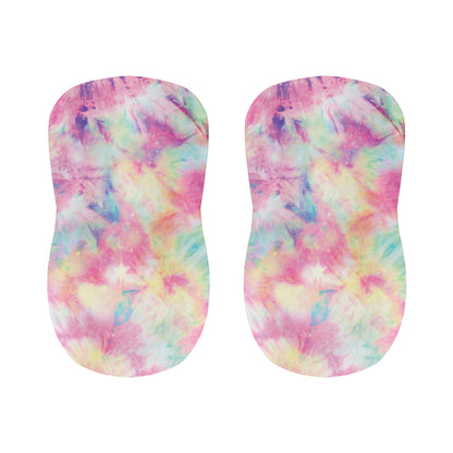 Pastel Tie Dye Print Bar Stool Covers