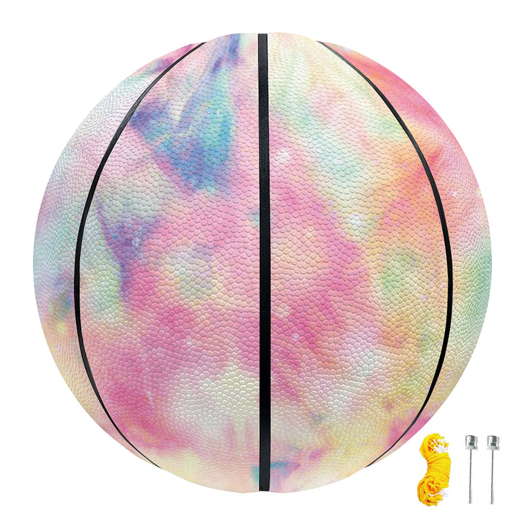 Pastel Tie Dye Print Basketball