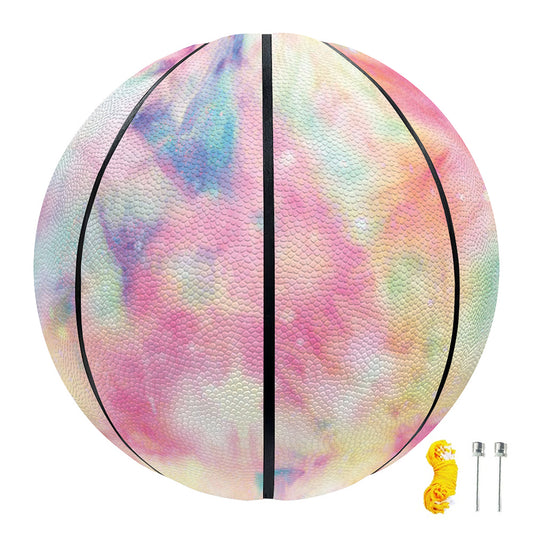 Pastel Tie Dye Print Basketball