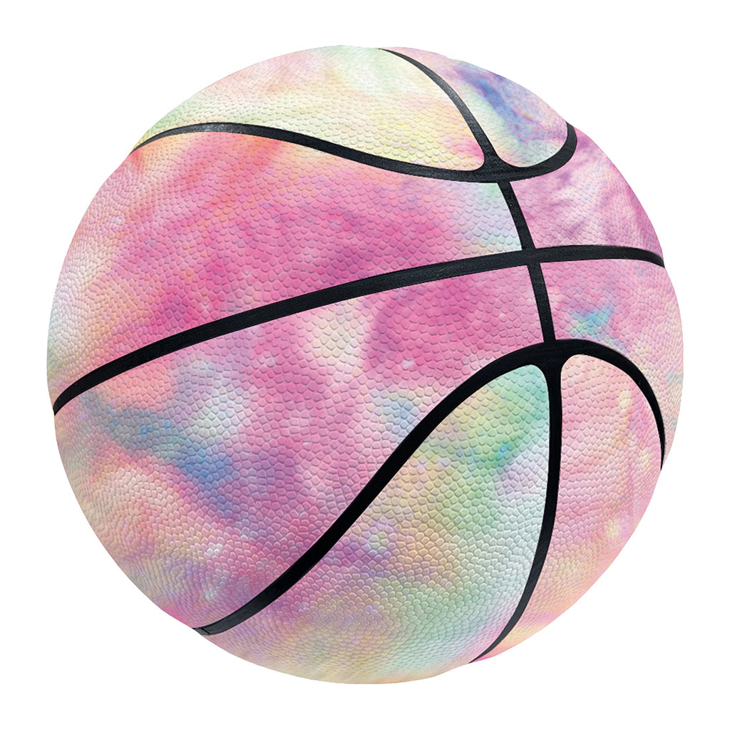 Pastel Tie Dye Print Basketball