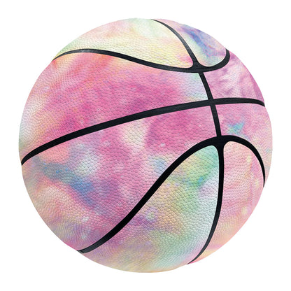 Pastel Tie Dye Print Basketball