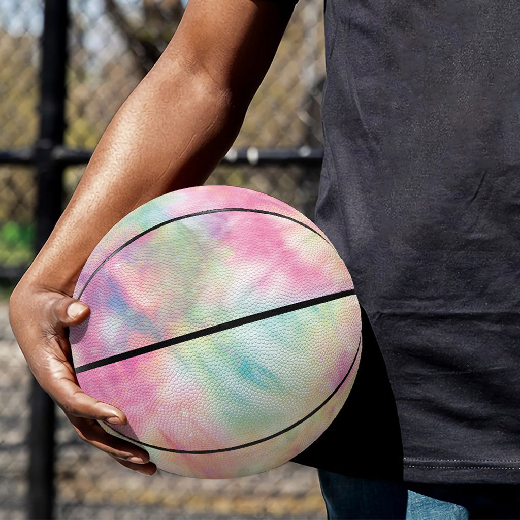 Pastel Tie Dye Print Basketball