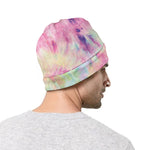 Pastel Tie Dye Print Beanie