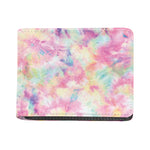 Pastel Tie Dye Print Bifold Wallet
