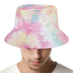 Pastel Tie Dye Print Bucket Hat