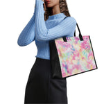 Pastel Tie Dye Print Canvas Tote Bag