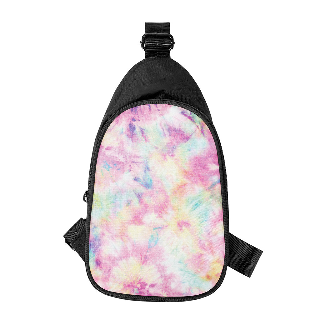 Pastel Tie Dye Print Chest Bag