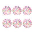 Pastel Tie Dye Print Coaster Set