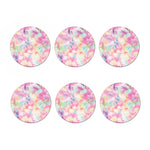 Pastel Tie Dye Print Coaster Set