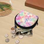 Pastel Tie Dye Print Coin Purse