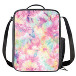 Pastel Tie Dye Print Crossbody Lunch Bag