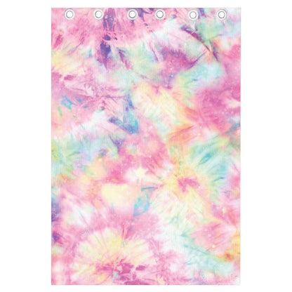 Pastel Tie Dye Print Curtain