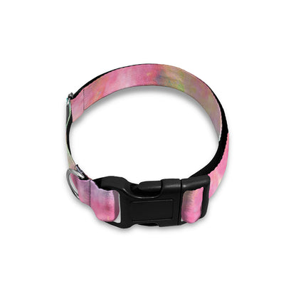 Pastel Tie Dye Print Dog Collar