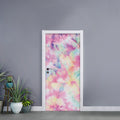 Pastel Tie Dye Print Door Sticker