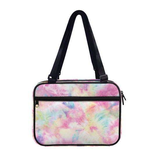 Pastel Tie Dye Print Double Strap Bible Bag