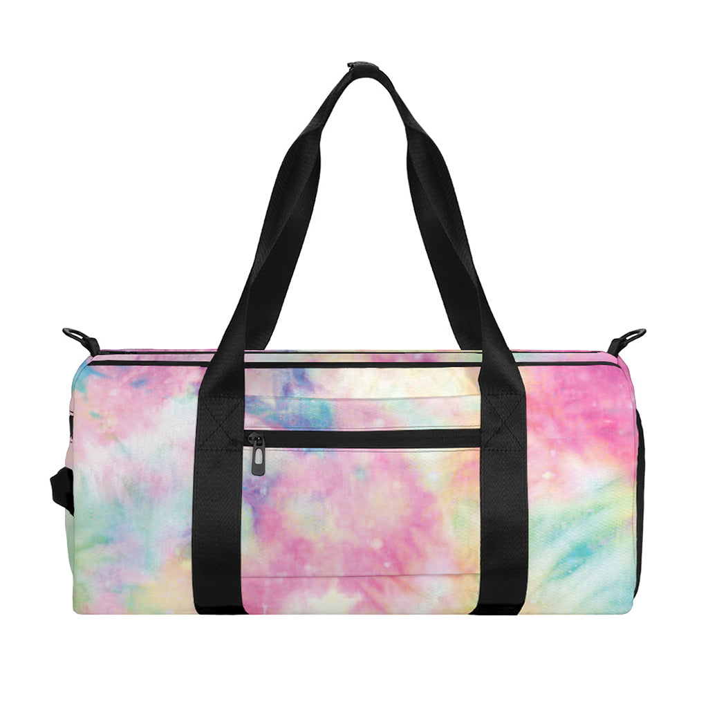 Pastel Tie Dye Print Gym Bag