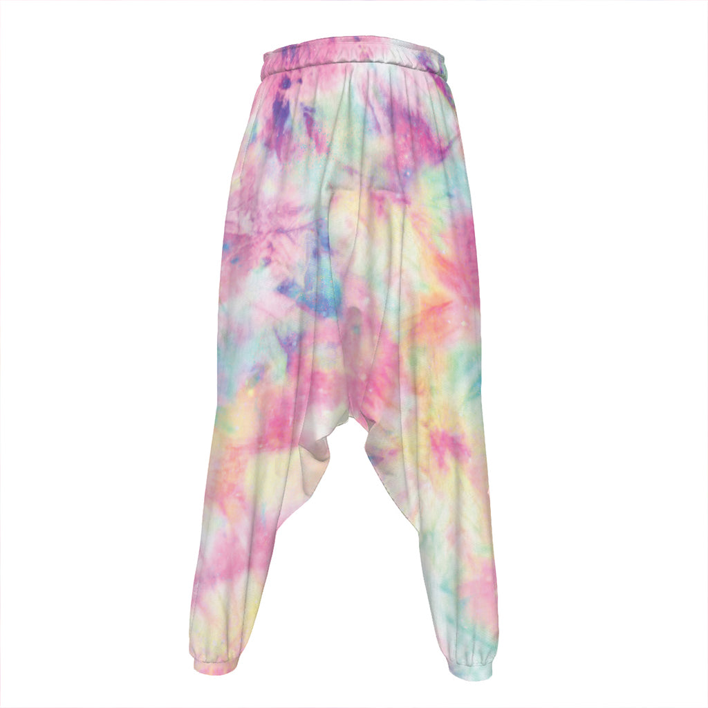 Pastel Tie Dye Print Hammer Pants