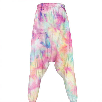 Pastel Tie Dye Print Hammer Pants