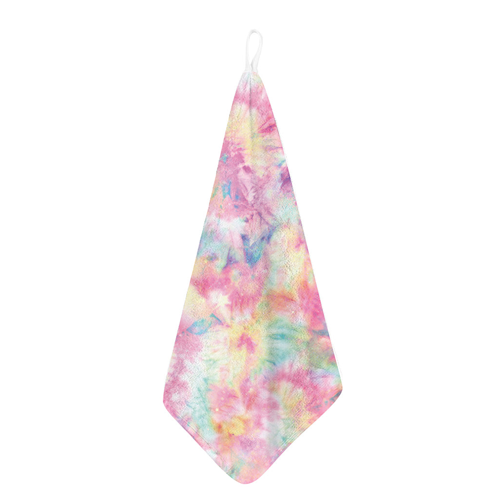 Pastel Tie Dye Print Hand Towel