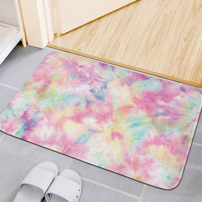 Pastel Tie Dye Print Indoor Door Mat