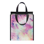 Pastel Tie Dye Print Insulated Lunch Tote