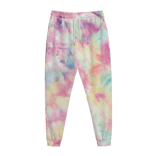 Pastel Tie Dye Print Jogger Pants