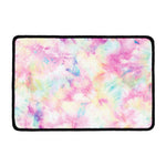 Pastel Tie Dye Print Kitchen Mat