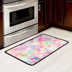 Pastel Tie Dye Print Kitchen Mat