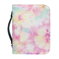 Pastel Tie Dye Print Leather Bible Cover