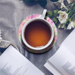 Pastel Tie Dye Print Leather Coaster Set