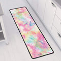 Pastel Tie Dye Print Long Kitchen Mat