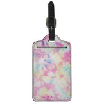 Pastel Tie Dye Print Luggage Tag