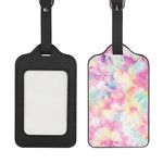 Pastel Tie Dye Print Luggage Tag