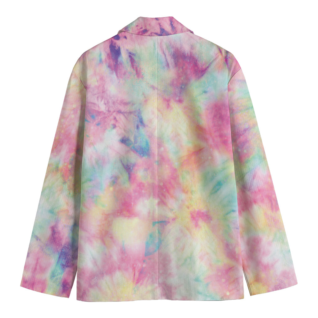 Pastel Tie Dye Print Men's Blazer