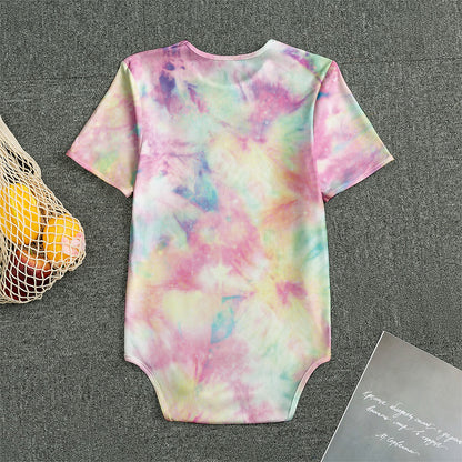 Pastel Tie Dye Print Men's Bodysuit