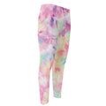 Pastel Tie Dye Print Men's Compression Pants