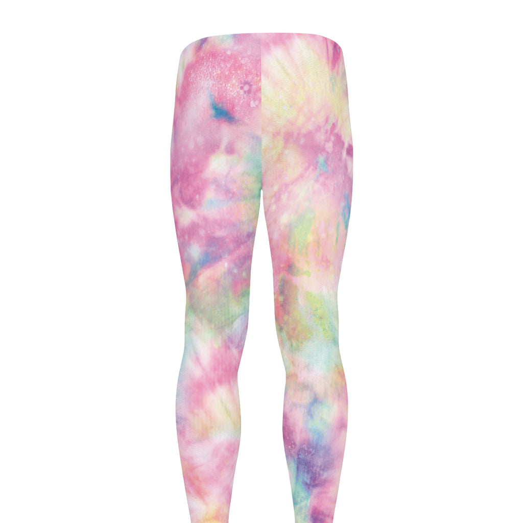 Pastel Tie Dye Print Men's leggings