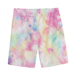 Pastel Tie Dye Print Men's Sports Shorts