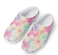 Pastel Tie Dye Print Mesh Casual Shoes