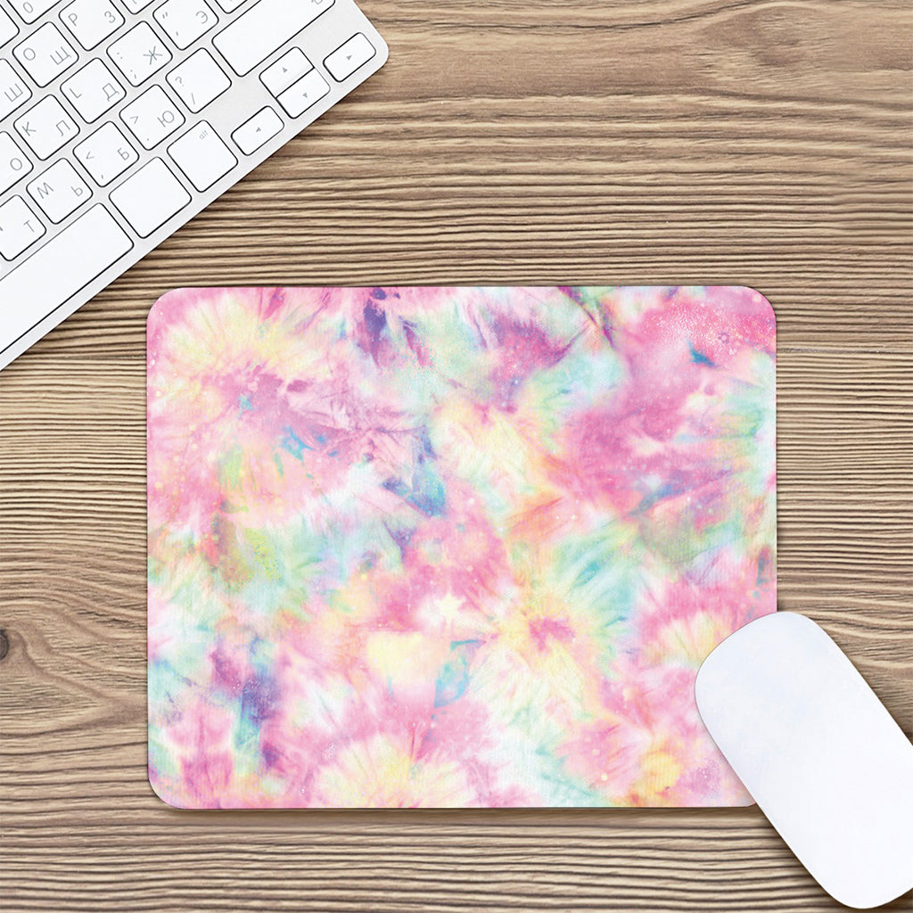 Pastel Tie Dye Print Mouse Pad