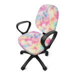 Pastel Tie Dye Print Office Chair Cover