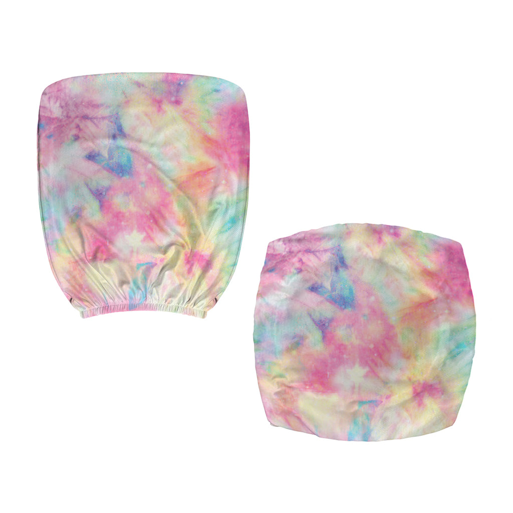 Pastel Tie Dye Print Office Chair Cover