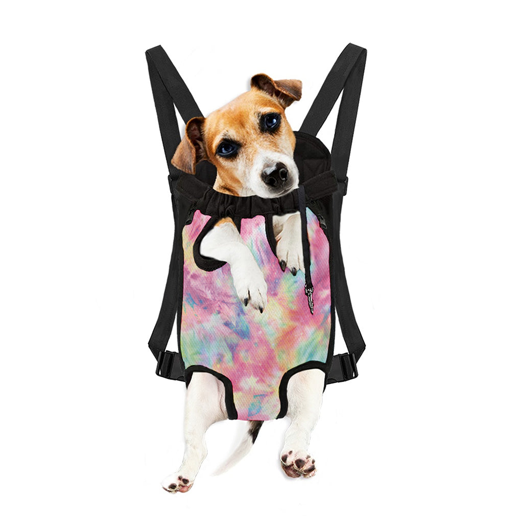 Pastel Tie Dye Print Pet Carrier Backpack