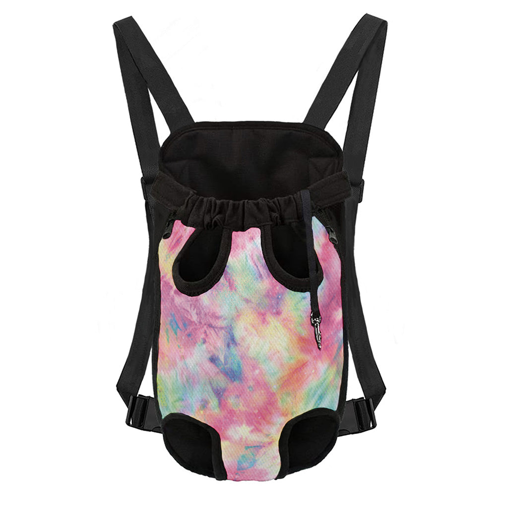Pastel Tie Dye Print Pet Carrier Backpack