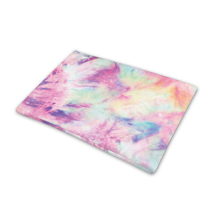 Pastel Tie Dye Print Pet Cooling Mat Cover