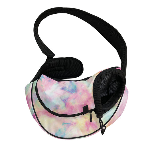 Pastel Tie Dye Print Pet Sling Carrier