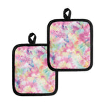 Pastel Tie Dye Print Pot Holders