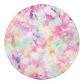 Pastel Tie Dye Print Round Blanket